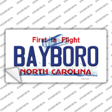Bayboro North Carolina State Novelty Sticker Decal