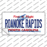 Roanoke Rapids North Carolina State Novelty Sticker Decal