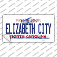 Elizabeth City North Carolina State Novelty Sticker Decal