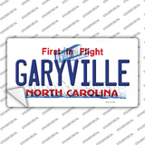Garyville North Carolina State Novelty Sticker Decal