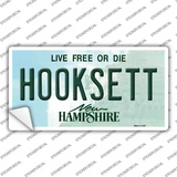 Hooksett New Hampshire Novelty Sticker Decal