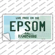 Epsom New Hampshire Novelty Sticker Decal
