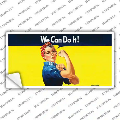 We Can Do It Novelty Sticker Decal