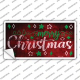 Merry Christmas Novelty Sticker Decal