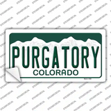 Purgatory Colorado Novelty Sticker Decal