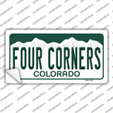 Four Corners Colorado Novelty Sticker Decal