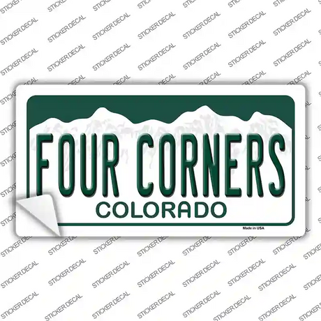 Four Corners Colorado Novelty Sticker Decal