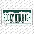 Rocky Mountain High Colorado Novelty Sticker Decal