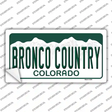 Bronco Country Colorado Novelty Sticker Decal