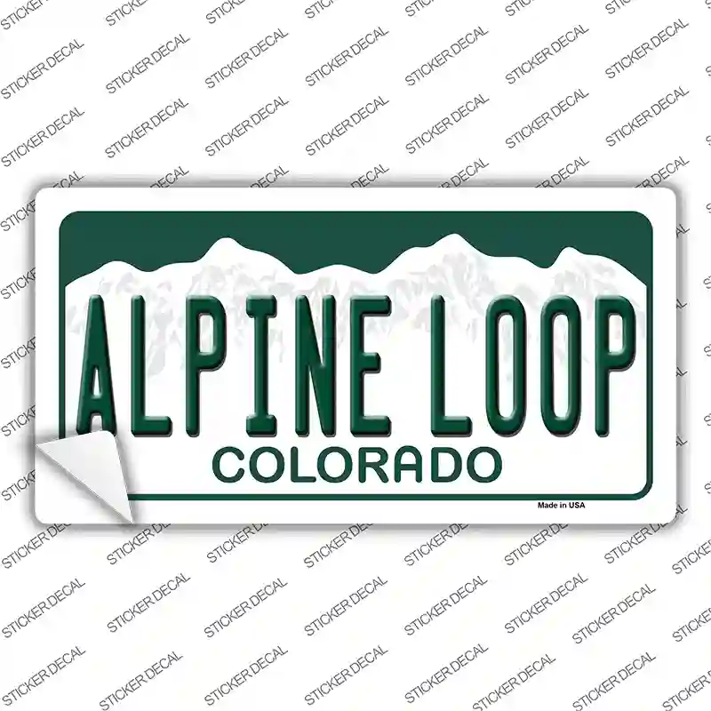 Alpine Loop Colorado Novelty Sticker Decal