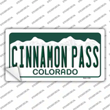 Cinnamon Pass Colorado Novelty Sticker Decal
