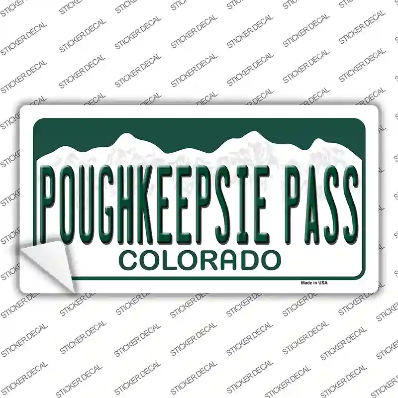 Poughkeepsie Pass Colorado Novelty Sticker Decal