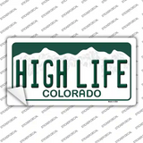 High Life Colorado Novelty Sticker Decal