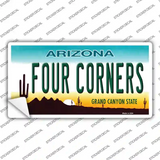 Four Corners Arizona Novelty Sticker Decal