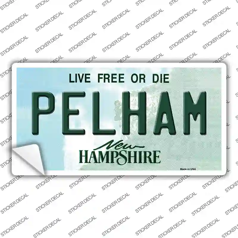 Pelham New Hampshire Novelty Sticker Decal