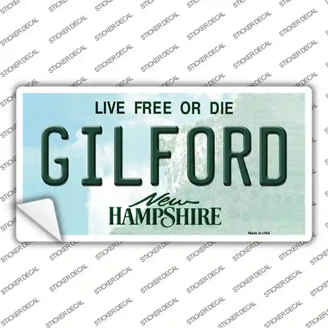 Gilford New Hampshire Novelty Sticker Decal