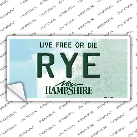 Rye New Hampshire Novelty Sticker Decal