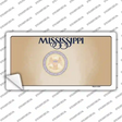 Mississippi Great Seal Blank Novelty Sticker Decal