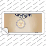 Mississippi Great Seal Blank Novelty Sticker Decal