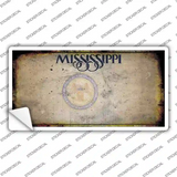 Mississippi Great Seal Rusty Blank Novelty Sticker Decal