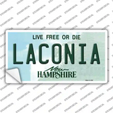 Laconia New Hampshire Novelty Sticker Decal