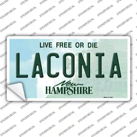 Laconia New Hampshire Novelty Sticker Decal
