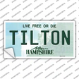 Tilton New Hampshire Novelty Sticker Decal