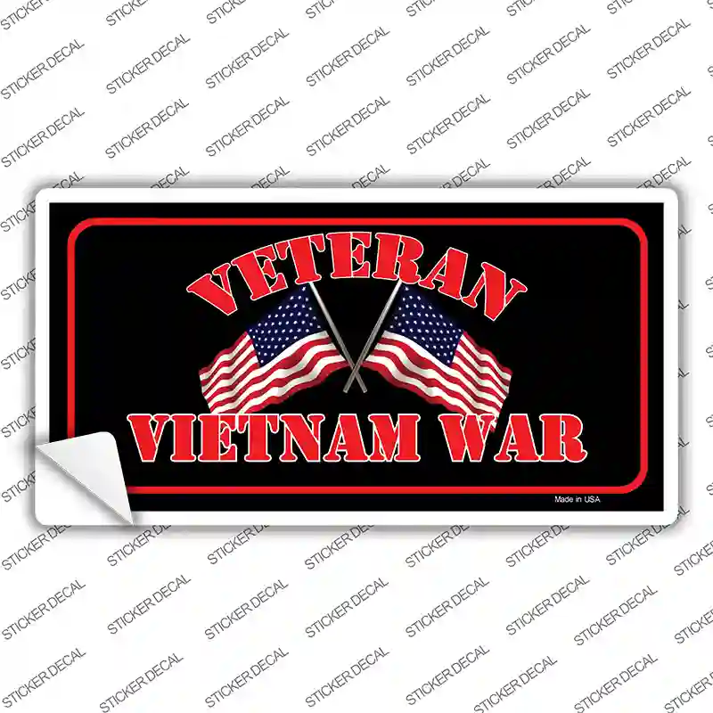 Vietnam War Veteran Novelty Sticker Decal