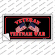 Vietnam War Veteran Novelty Sticker Decal