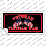 Vietnam War Veteran Novelty Sticker Decal
