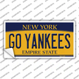 Go Yankees New York Novelty Sticker Decal