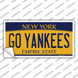 Go Yankees New York Novelty Sticker Decal