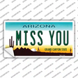 Miss You Arizona Novelty Sticker Decal