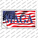 MAGA Flag Novelty Sticker Decal