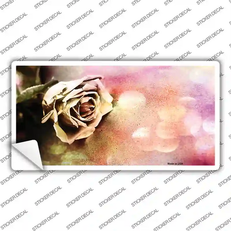 Watercolor Rose Novelty Sticker Decal