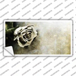 Black and White Rose Novelty Sticker Decal