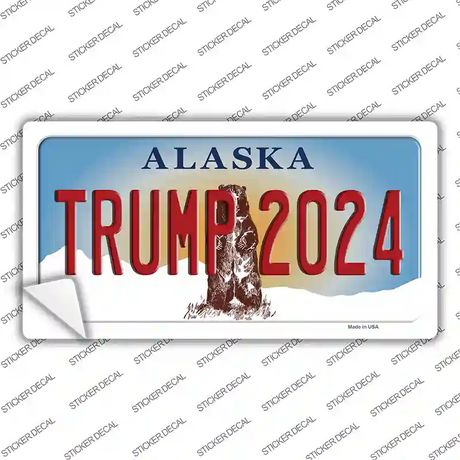 Trump 2024 Alaska Novelty Sticker Decal