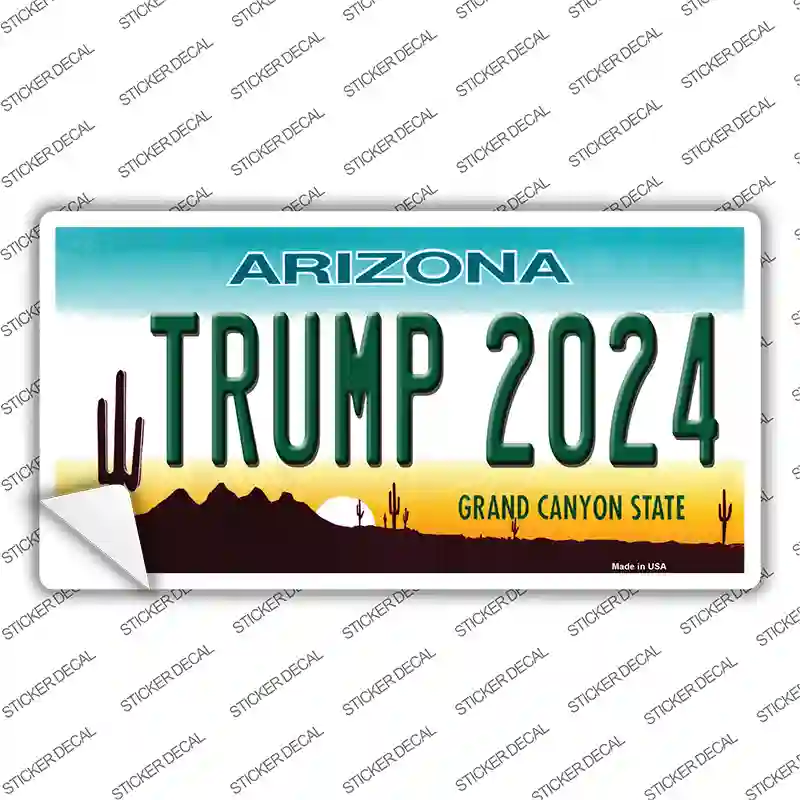 Trump 2024 Arizona Novelty Sticker Decal