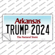 Trump 2024 Arkansas Novelty Sticker Decal