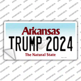 Trump 2024 Arkansas Novelty Sticker Decal