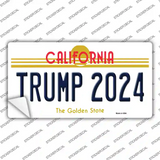 Trump 2024 California Novelty Sticker Decal