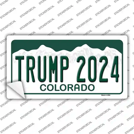 Trump 2024 Colorado Novelty Sticker Decal