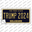 Trump 2024 Delaware Novelty Sticker Decal