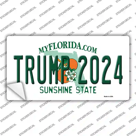 Trump 2024 Florida Novelty Sticker Decal