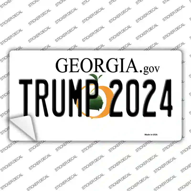 Trump 2024 Georgia Novelty Sticker Decal