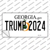 Trump 2024 Georgia Novelty Sticker Decal
