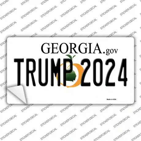Trump 2024 Georgia Novelty Sticker Decal