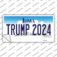 Trump 2024 Iowa Novelty Sticker Decal