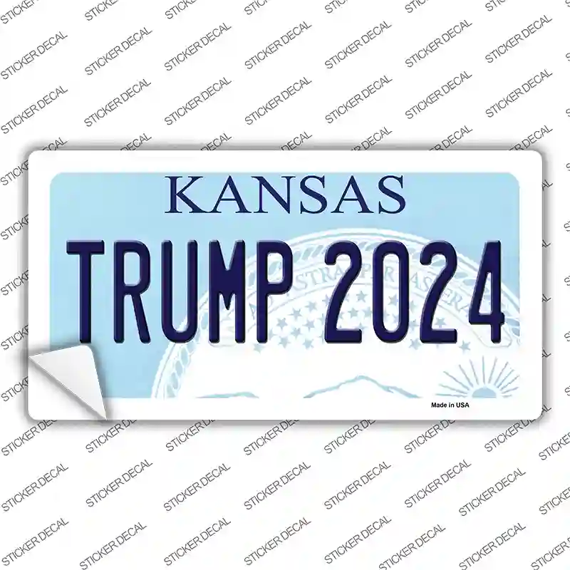 Trump 2024 Kansas Novelty Sticker Decal