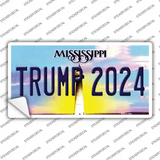 Trump 2024 Mississippi Novelty Sticker Decal